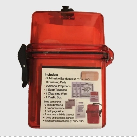 BioSwiss Emergency First-Aid Kit 13 pcs Water Proof Case - Picture 2 of 6